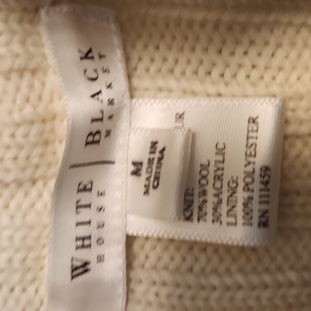 WHBM Rabbit fur vest - Picture 3 of 5